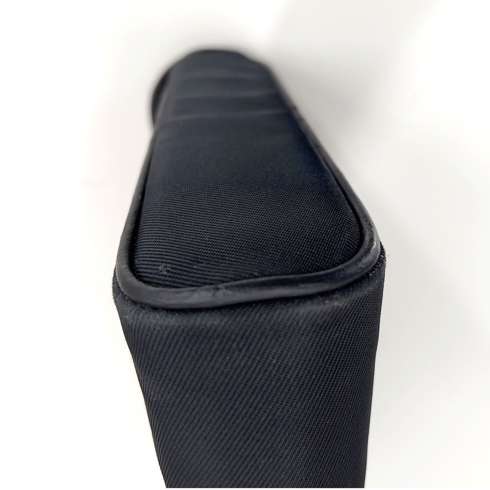 Coach‎ NotebookTablet Case Black Leather Trim Zip Around - Picture 7 of 10